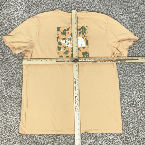 North Face Shirt Womens Large Orange Cactus Graphic Tee Hiking Outdoor Gorp - Picture 7 of 9